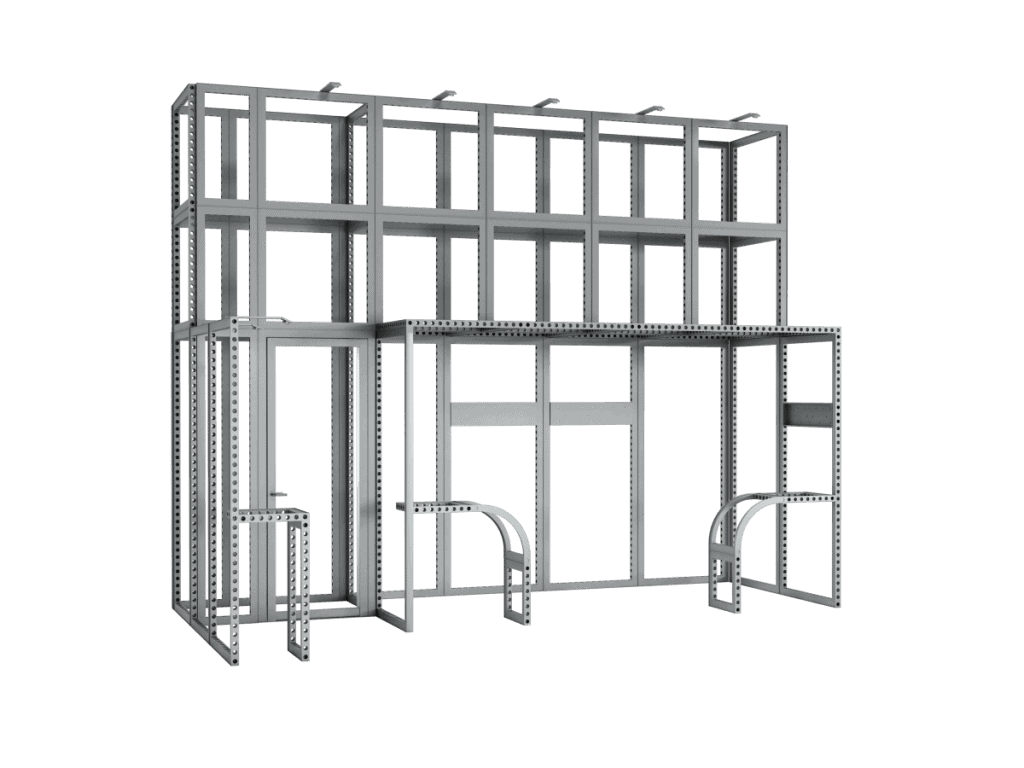booth 45x3 frame