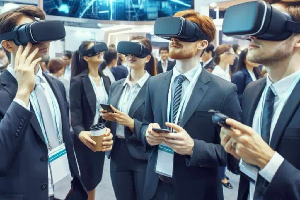 VR tijdens beurs